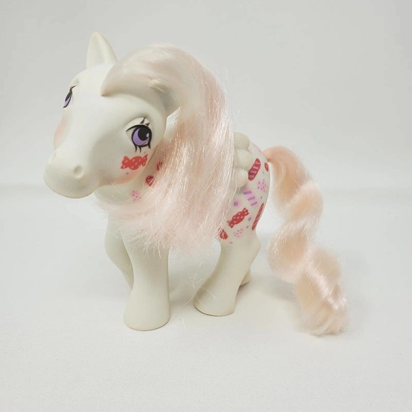 Vintage My Little Pony MLP G1 Twice As Fancy (TAF) Yum Yum Hasbro 1984 Pink Hair - Picture 2 of 11
